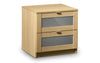 Strada 2 Drawer Bedside